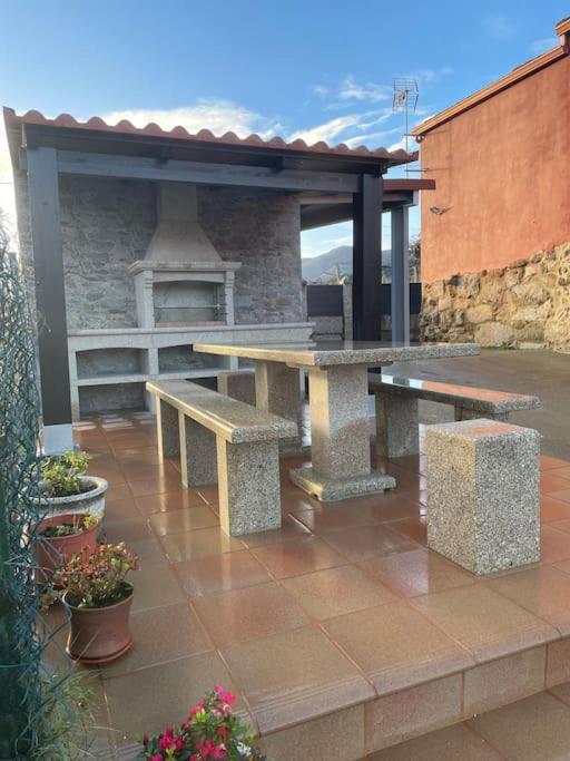 Chalet Casa Con Piscina En Arbo Vigo 외부 사진
