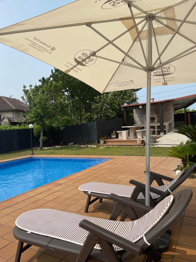 Chalet Casa Con Piscina En Arbo Vigo 외부 사진